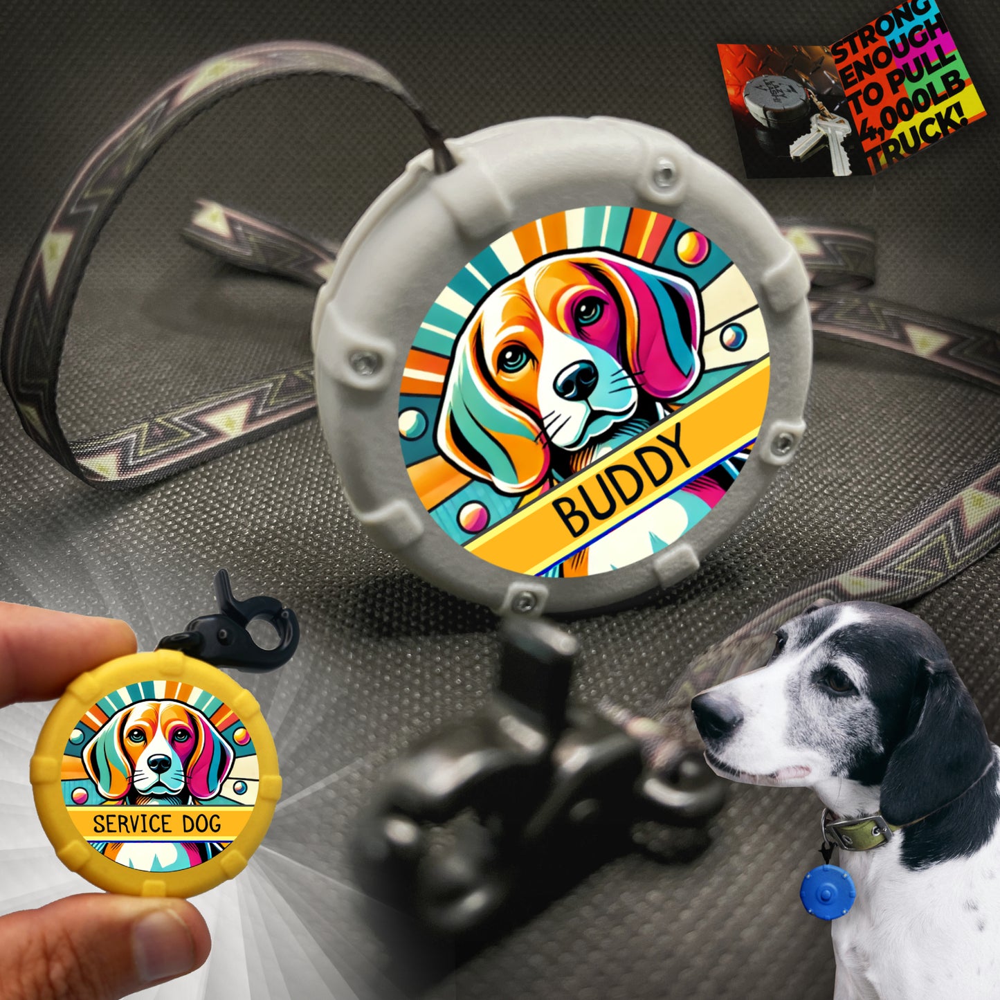 Customized Mini Dog Leash! Personalized for Dog Lovers – Multiple Breeds & Colors
