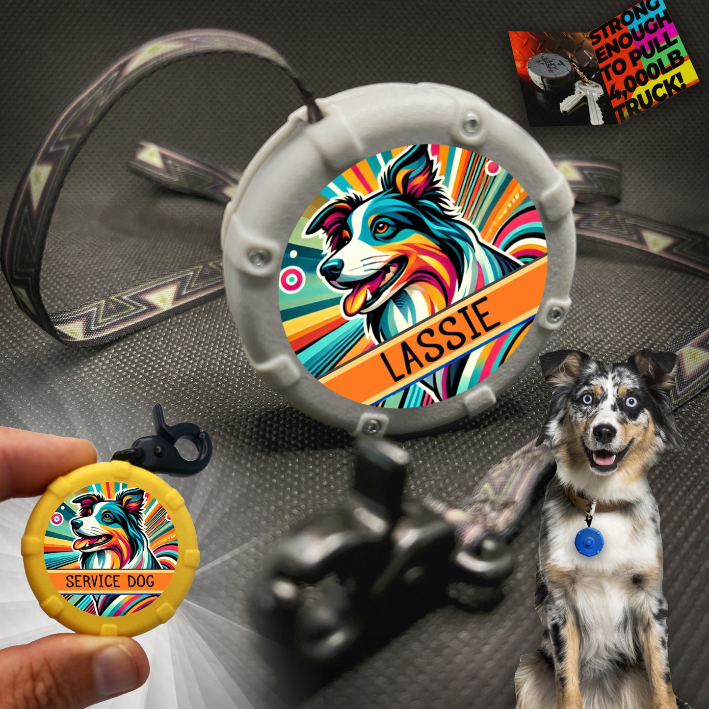 Customized Mini Dog Leash! Personalized for Dog Lovers – Multiple Breeds & Colors