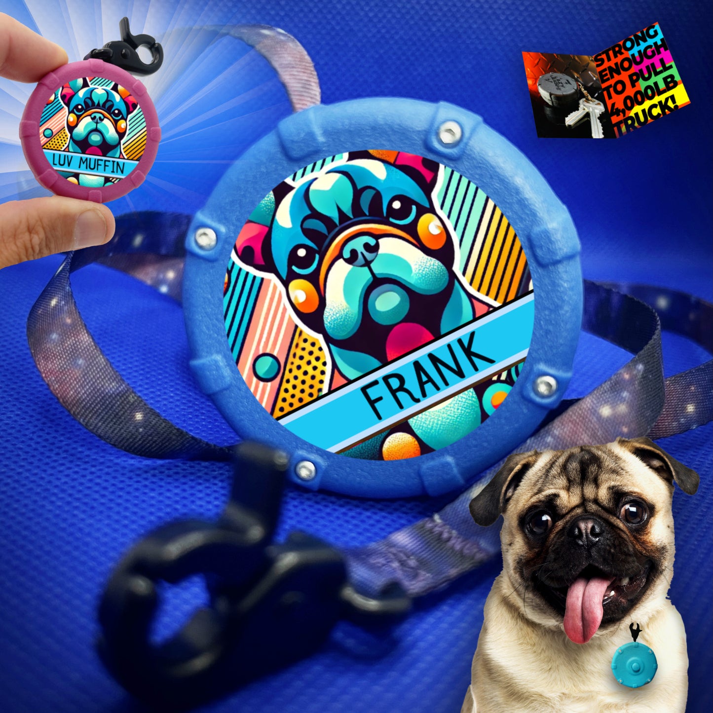 Customized Mini Dog Leash! Personalized for Dog Lovers – Multiple Breeds & Colors