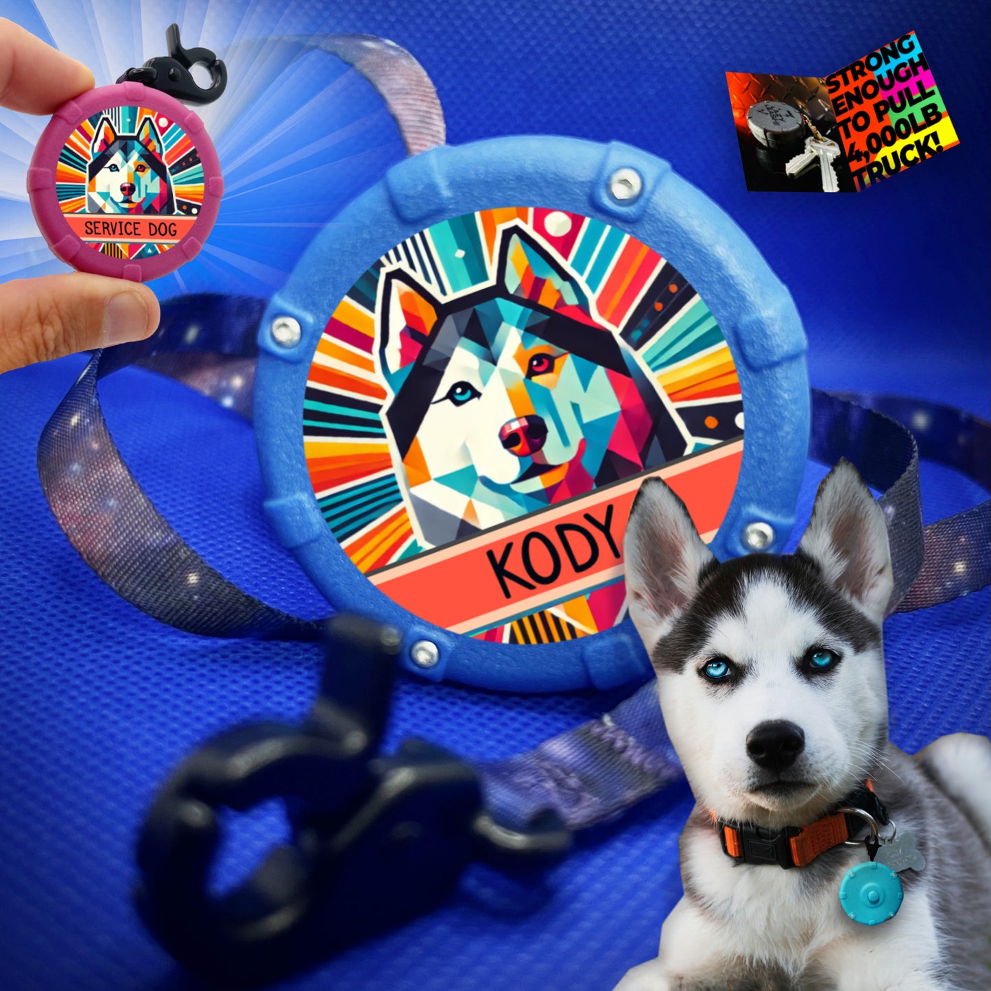 Customized Mini Dog Leash! Personalized for Dog Lovers – Multiple Breeds & Colors