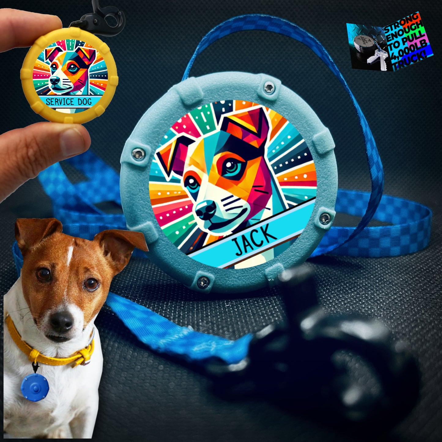 Customized Mini Dog Leash! Personalized for Dog Lovers – Multiple Breeds & Colors