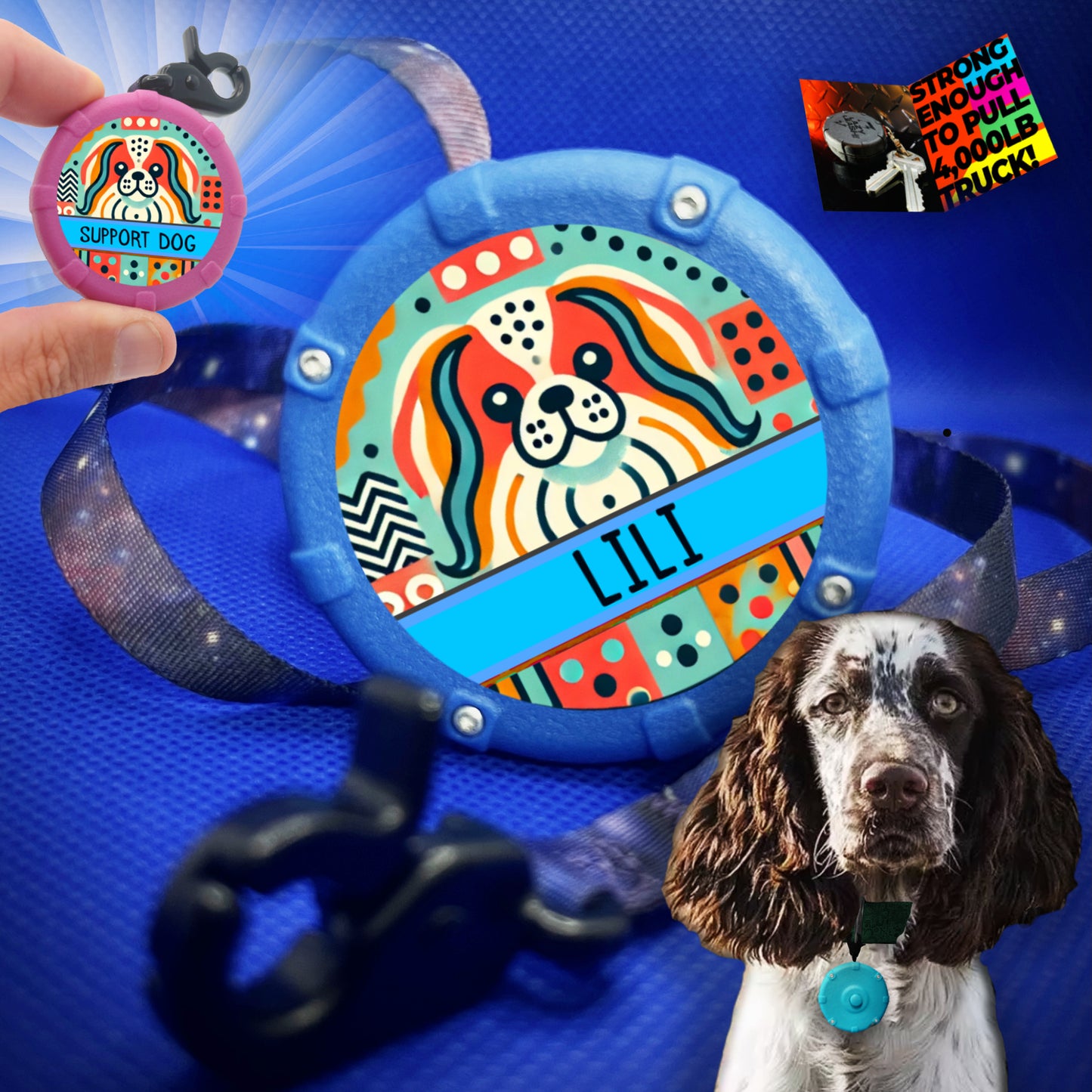 Customized Mini Dog Leash! Personalized for Dog Lovers – Multiple Breeds & Colors