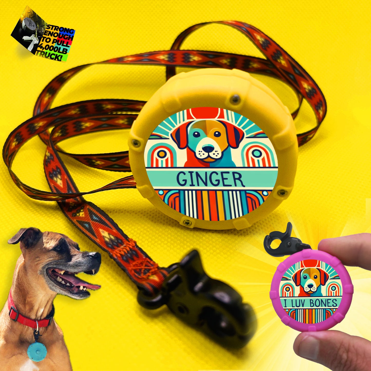 Customized Mini Dog Leash! Personalized for Dog Lovers – Multiple Breeds & Colors