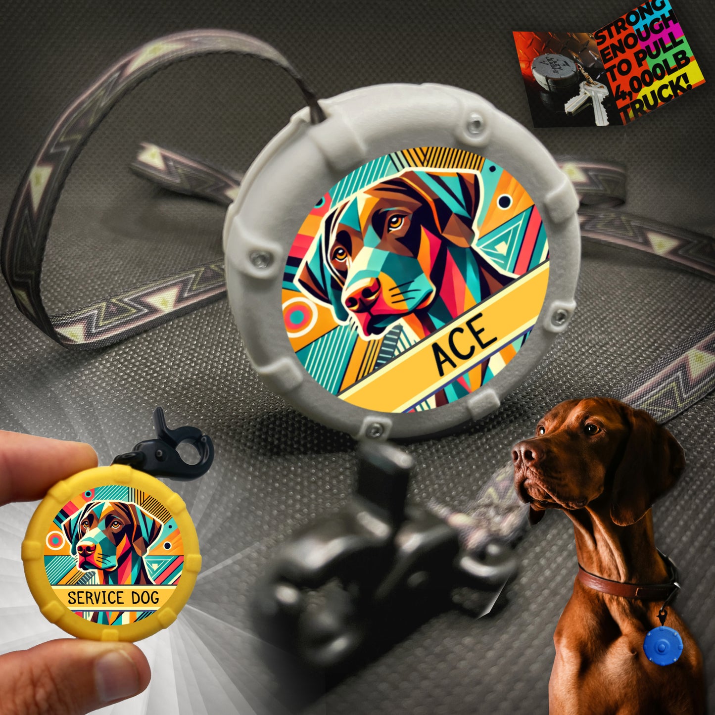 Customized Mini Dog Leash! Personalized for Dog Lovers – Multiple Breeds & Colors
