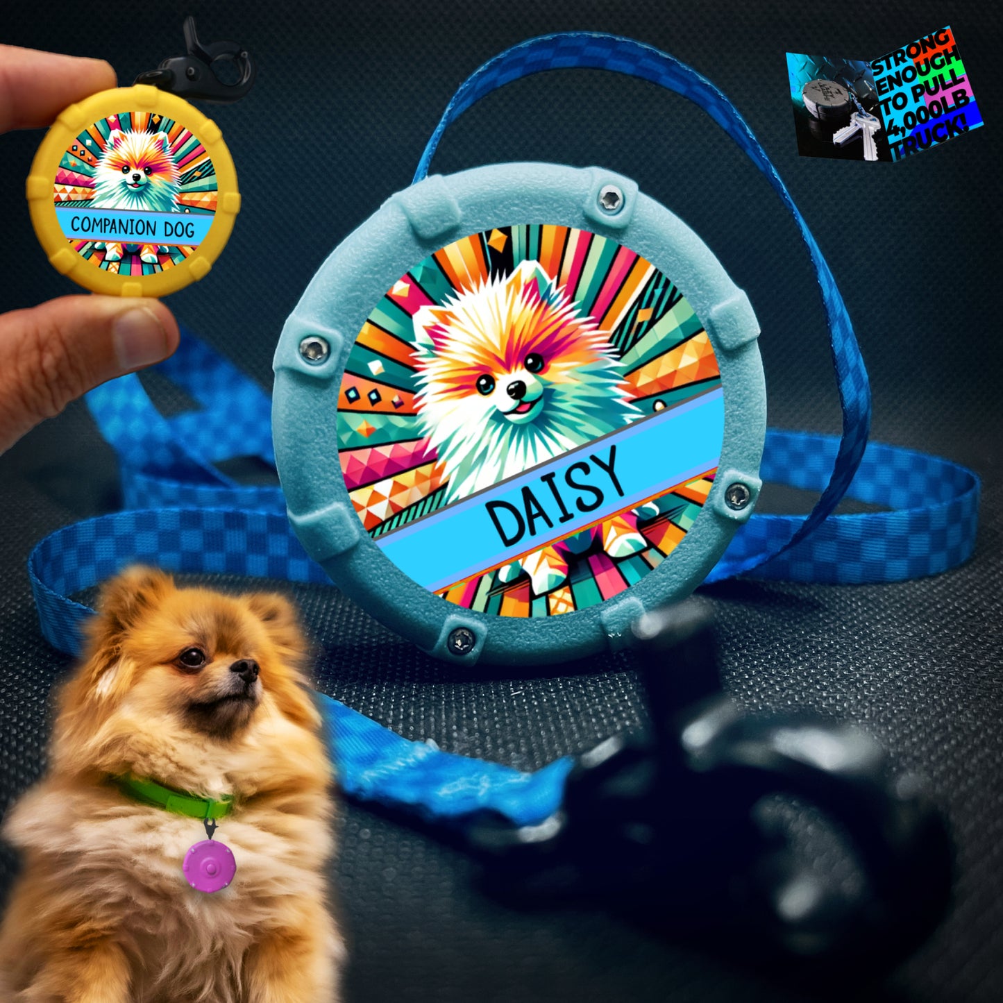 Customized Mini Dog Leash! Personalized for Dog Lovers – Multiple Breeds & Colors