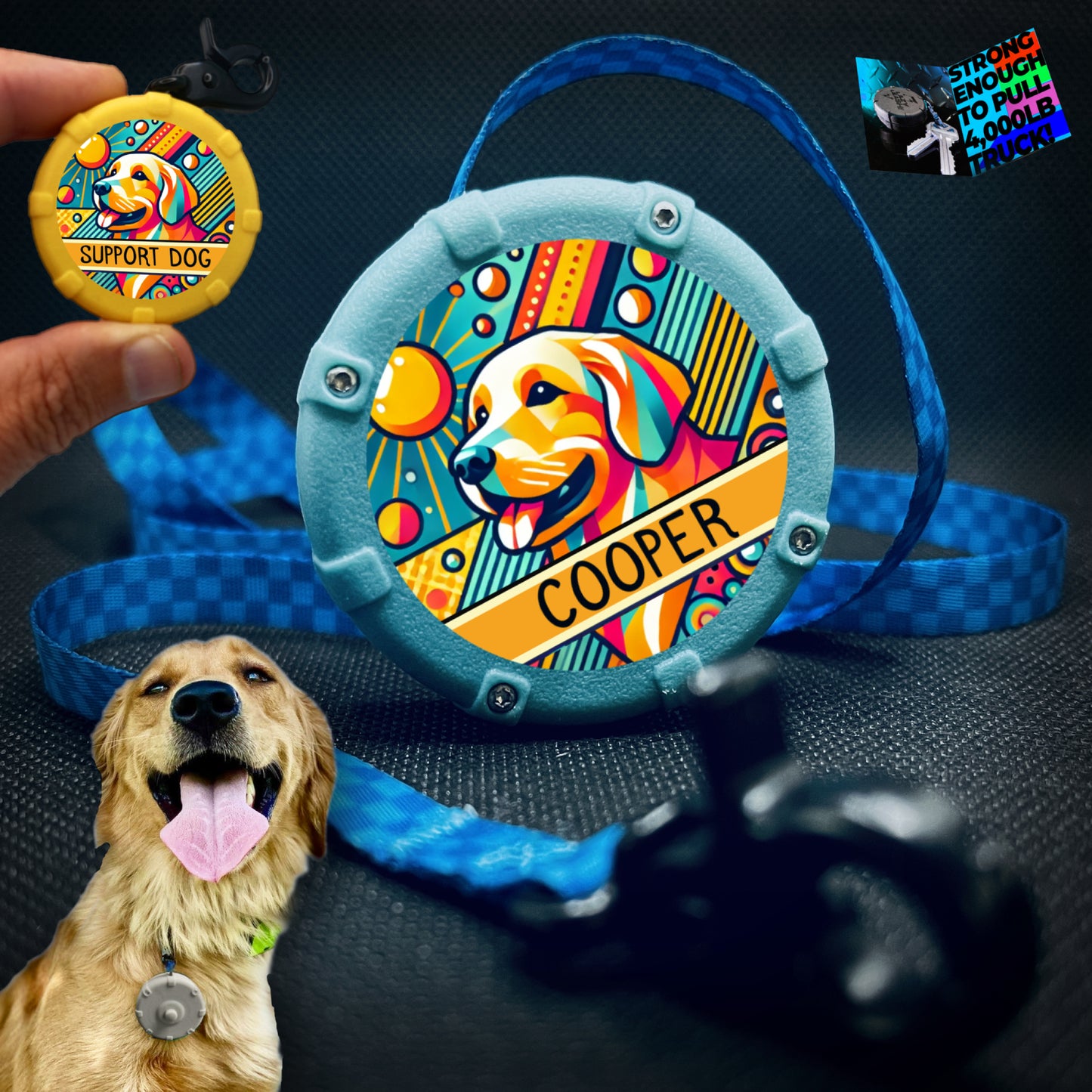 Customized Mini Dog Leash! Personalized for Dog Lovers – Multiple Breeds & Colors