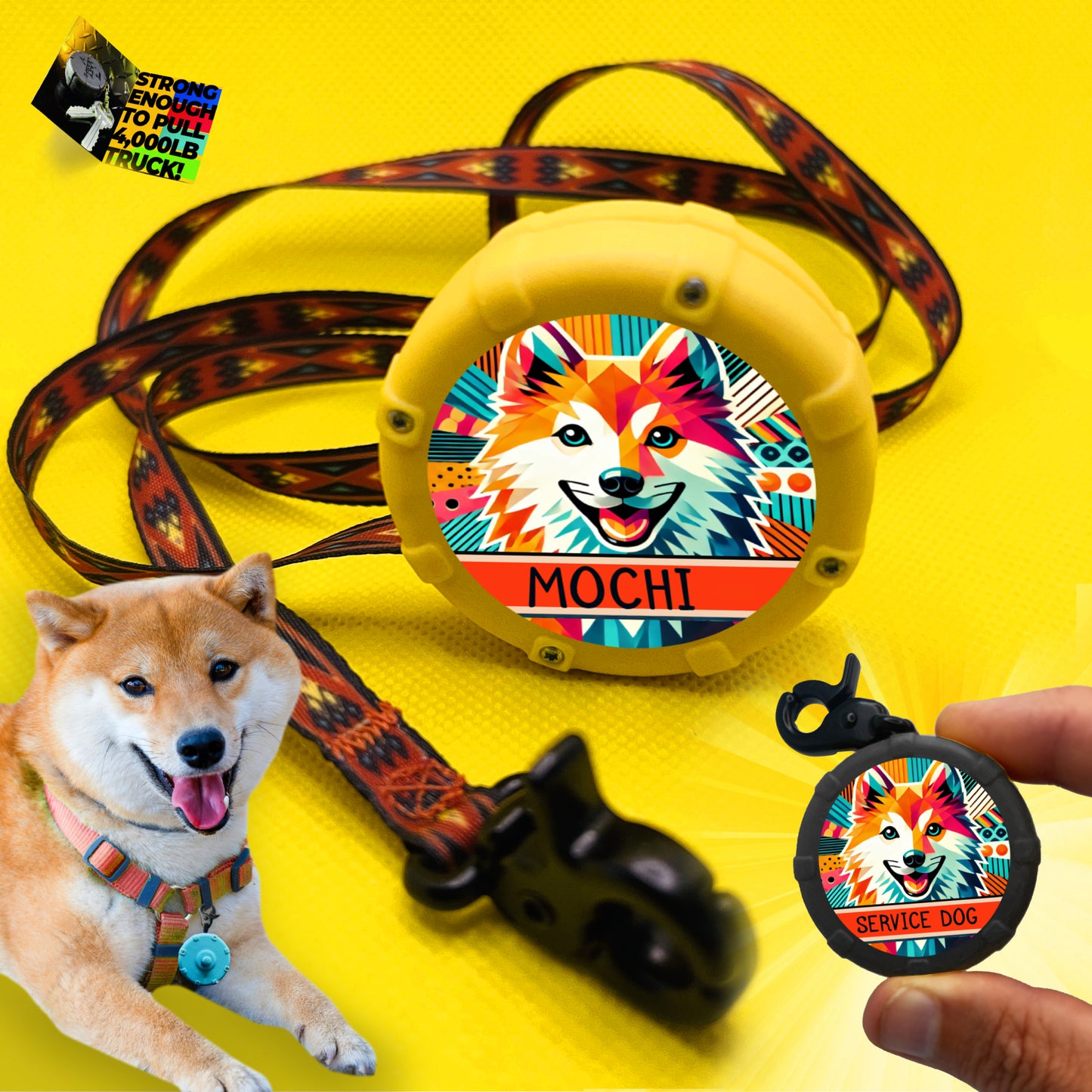 Customized Mini Dog Leash! Personalized for Dog Lovers – Multiple Breeds & Colors