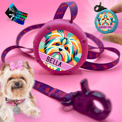 Customized Mini Dog Leash! Personalized for Dog Lovers – Multiple Breeds & Colors
