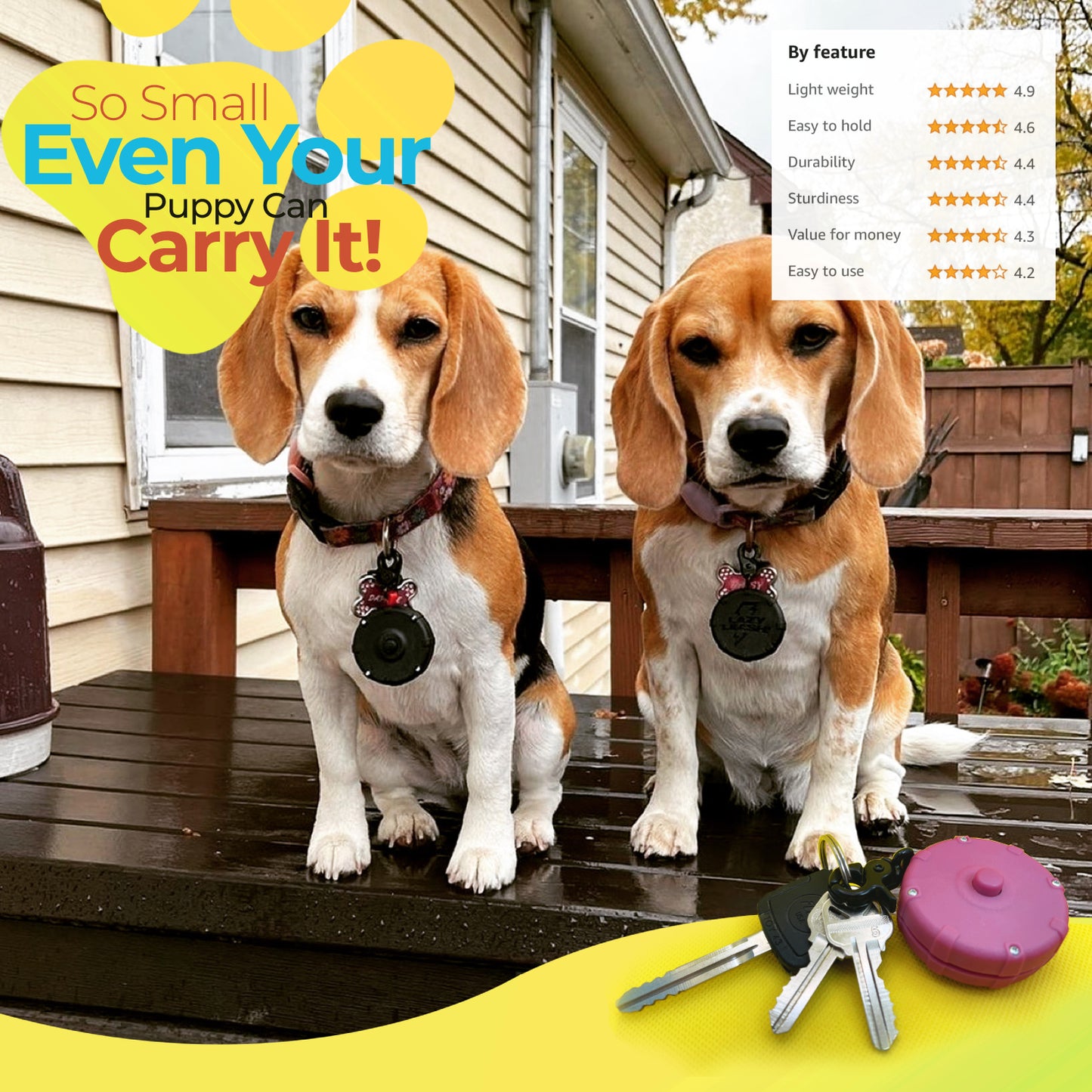 Customized Mini Dog Leash! Personalized for Dog Lovers – Multiple Breeds & Colors