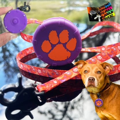 Safe & Easy Wearable Keychain Leash ⚡ for Hiking, Training & Off Leash Adventure 2pc