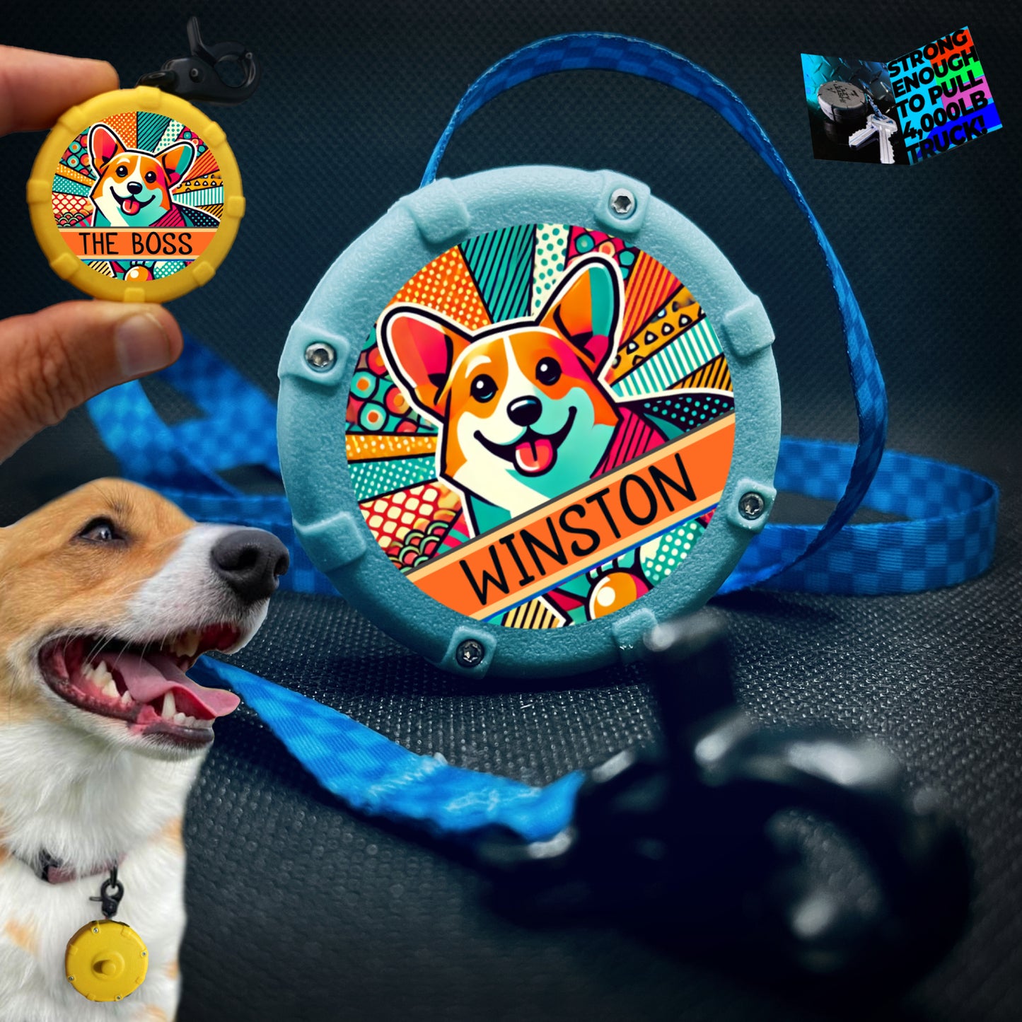 Customized Mini Dog Leash! Personalized for Dog Lovers – Multiple Breeds & Colors