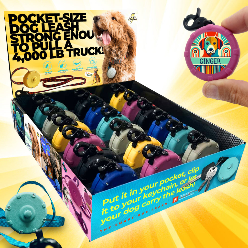 Customized Mini Dog Leash! Personalized for Dog Lovers – Multiple Breeds & Colors