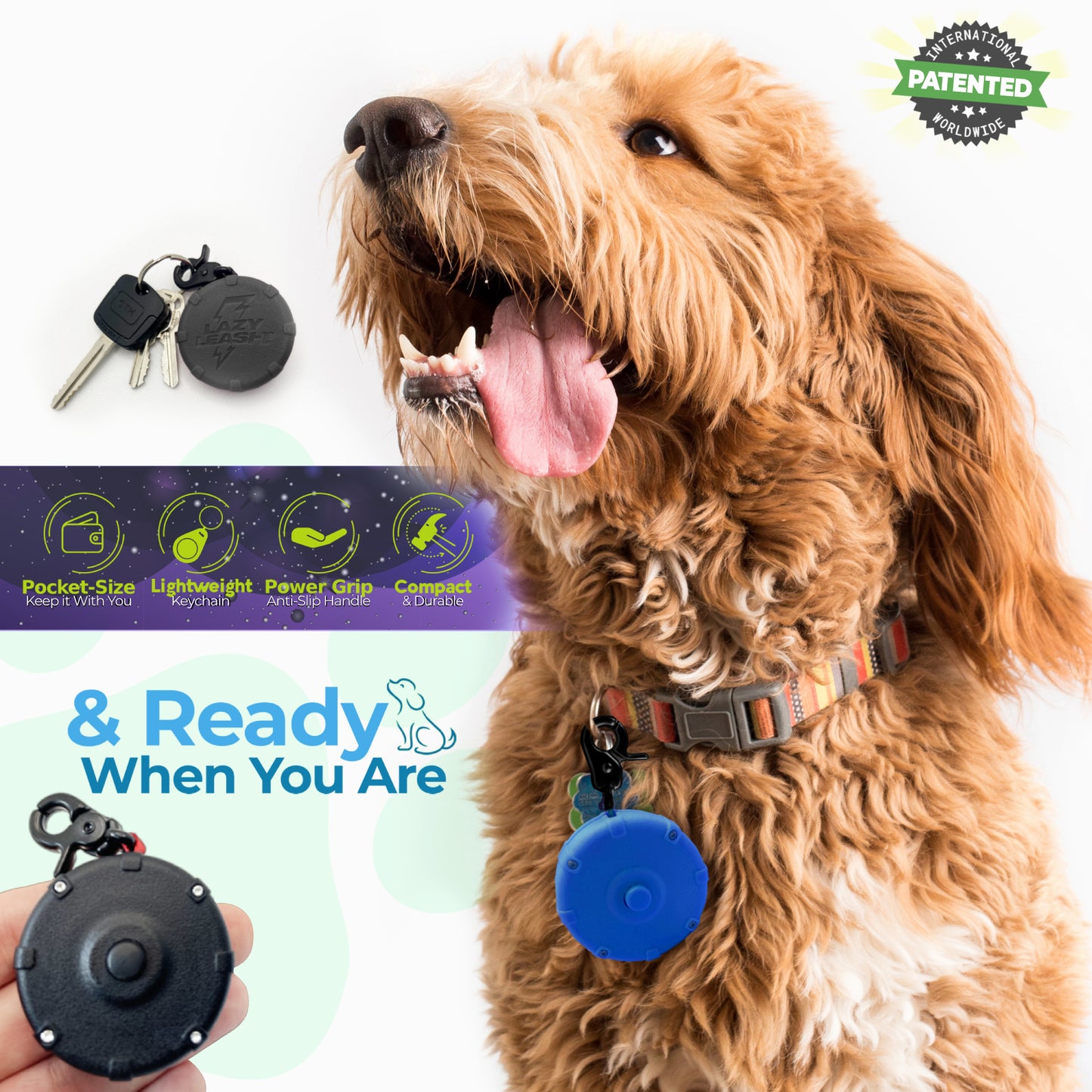 Customized Mini Dog Leash! Personalized for Dog Lovers – Multiple Breeds & Colors